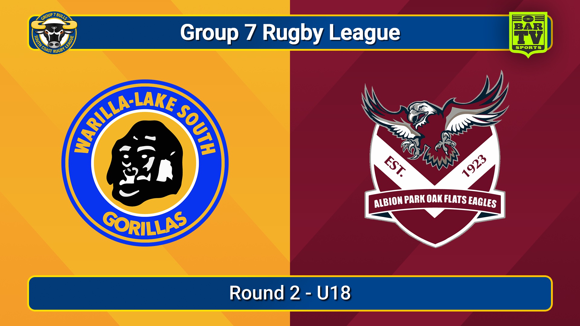 250412-video-South Coast Round 2 - U18 - Warilla-Lake South v Albion Park Oak Flats Slate Image