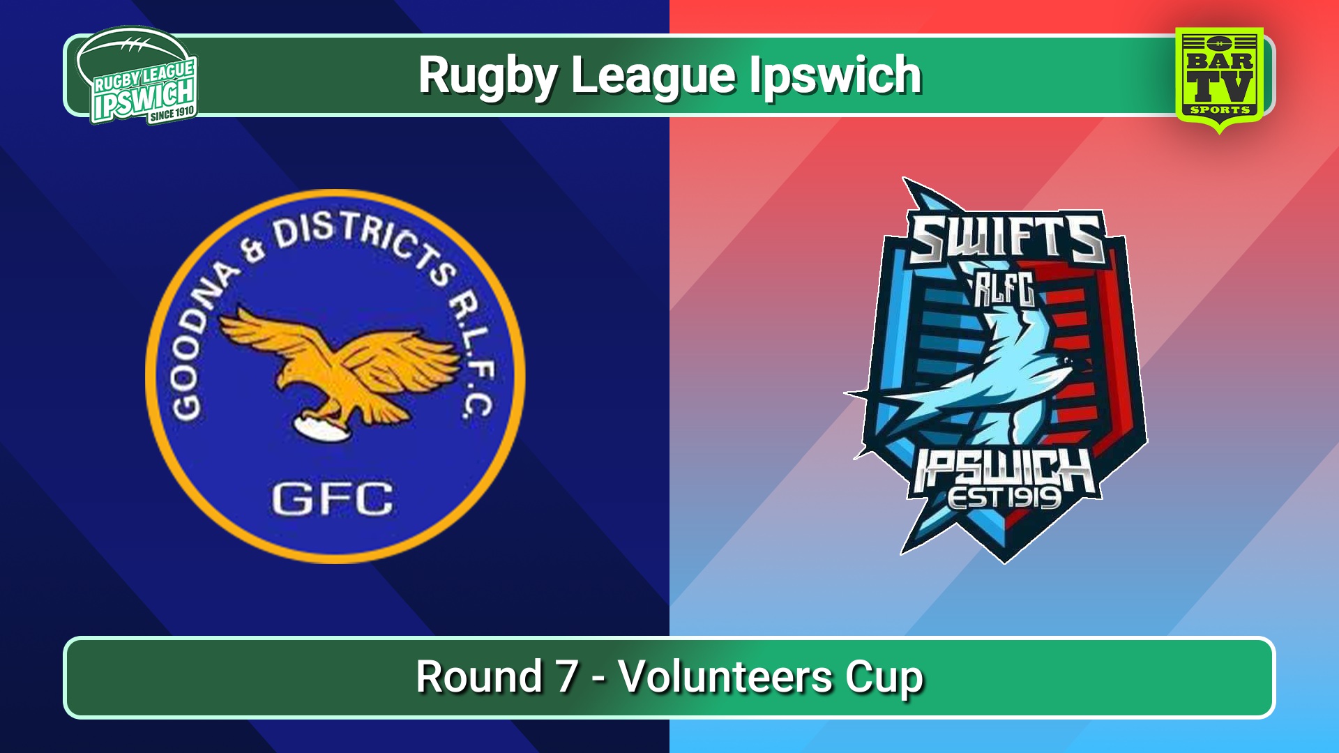 250614-video-Rugby League Ipswich Round 7 - Volunteers Cup - Goodna v Swifts Bluebirds Slate Image