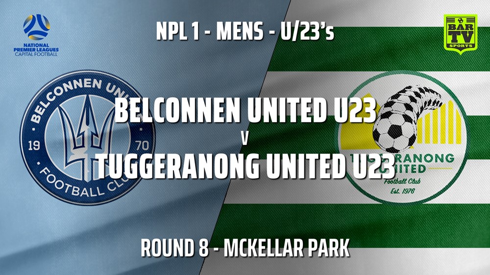 210529-NPL1 U23 Capital Round 8 - Belconnen United U23 v Tuggeranong United U23 (1) Slate Image