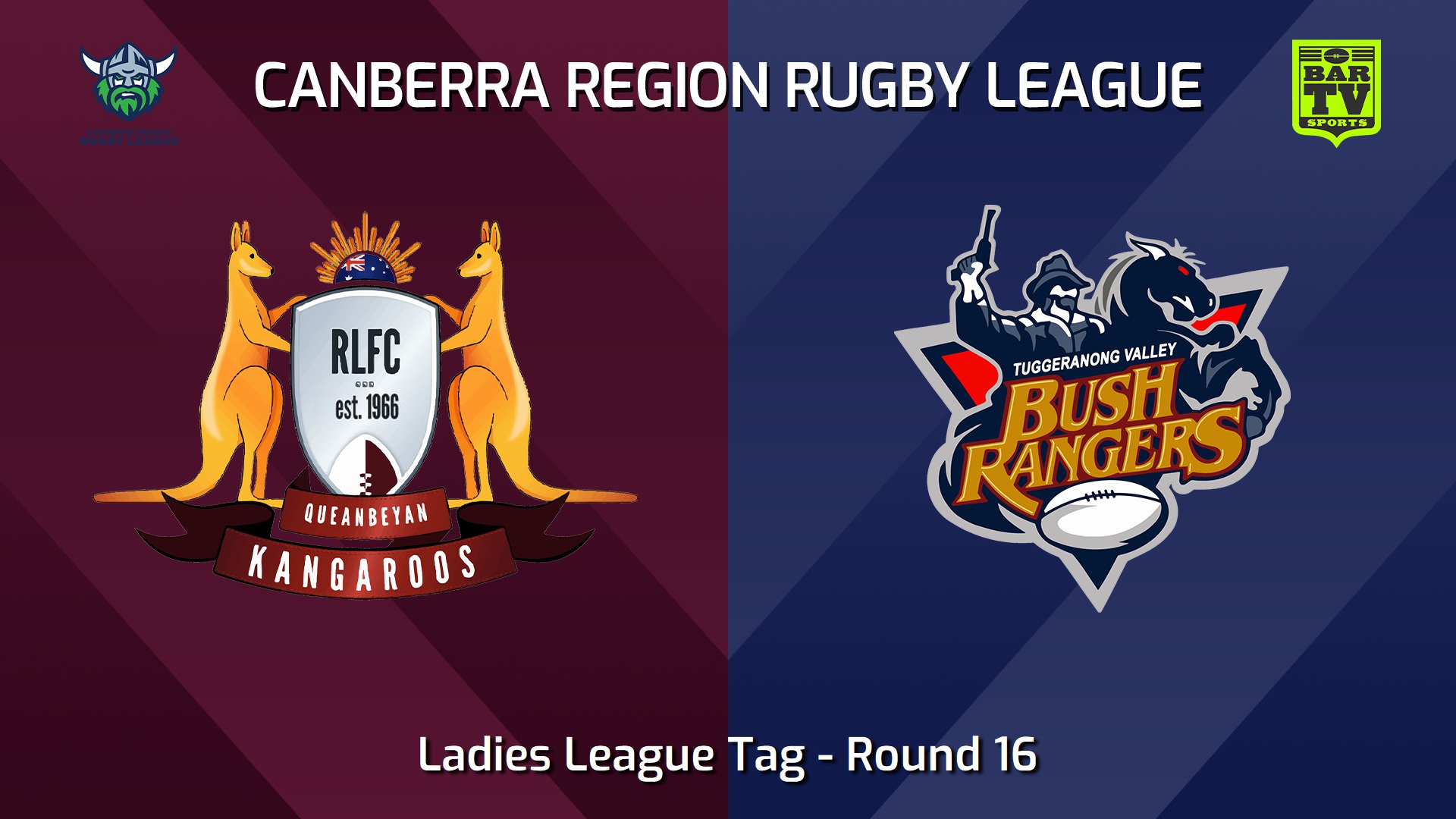 240803-video-Canberra Round 16 - Ladies League Tag - Queanbeyan Kangaroos v Tuggeranong Bushrangers Slate Image