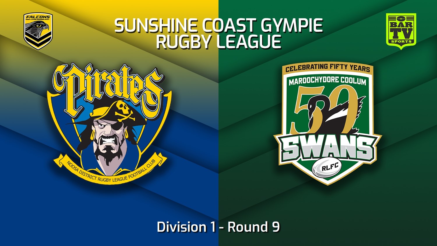220619-Sunshine Coast RL Round 9 - Division 1 - Noosa Pirates v Maroochydore Swans Slate Image