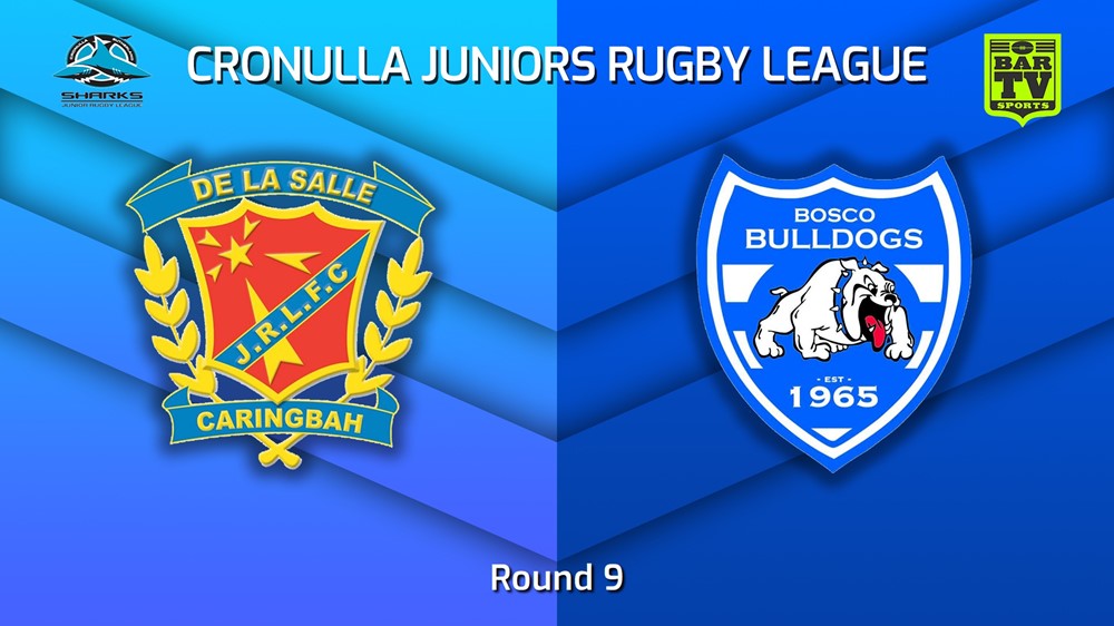 220703-Cronulla Juniors- U11 Blues Tag Silver Round 9 - De La Salle v St John Bosco Bulldogs Slate Image
