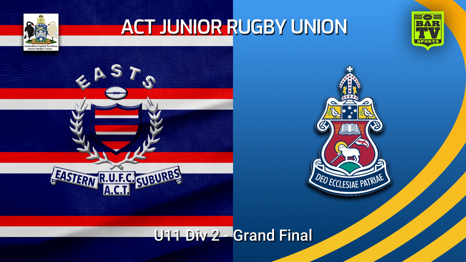 260906-video-ACT Junior Rugby Union Grand Final - U11 Div 2 - Easts Canberra v Canberra Grammar Slate Image
