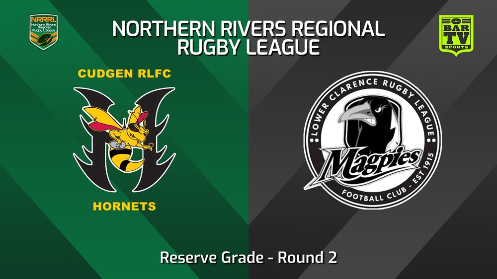 240414-Northern Rivers Round 2 - Reserve Grade - Cudgen Hornets v Lower Clarence Magpies Slate Image