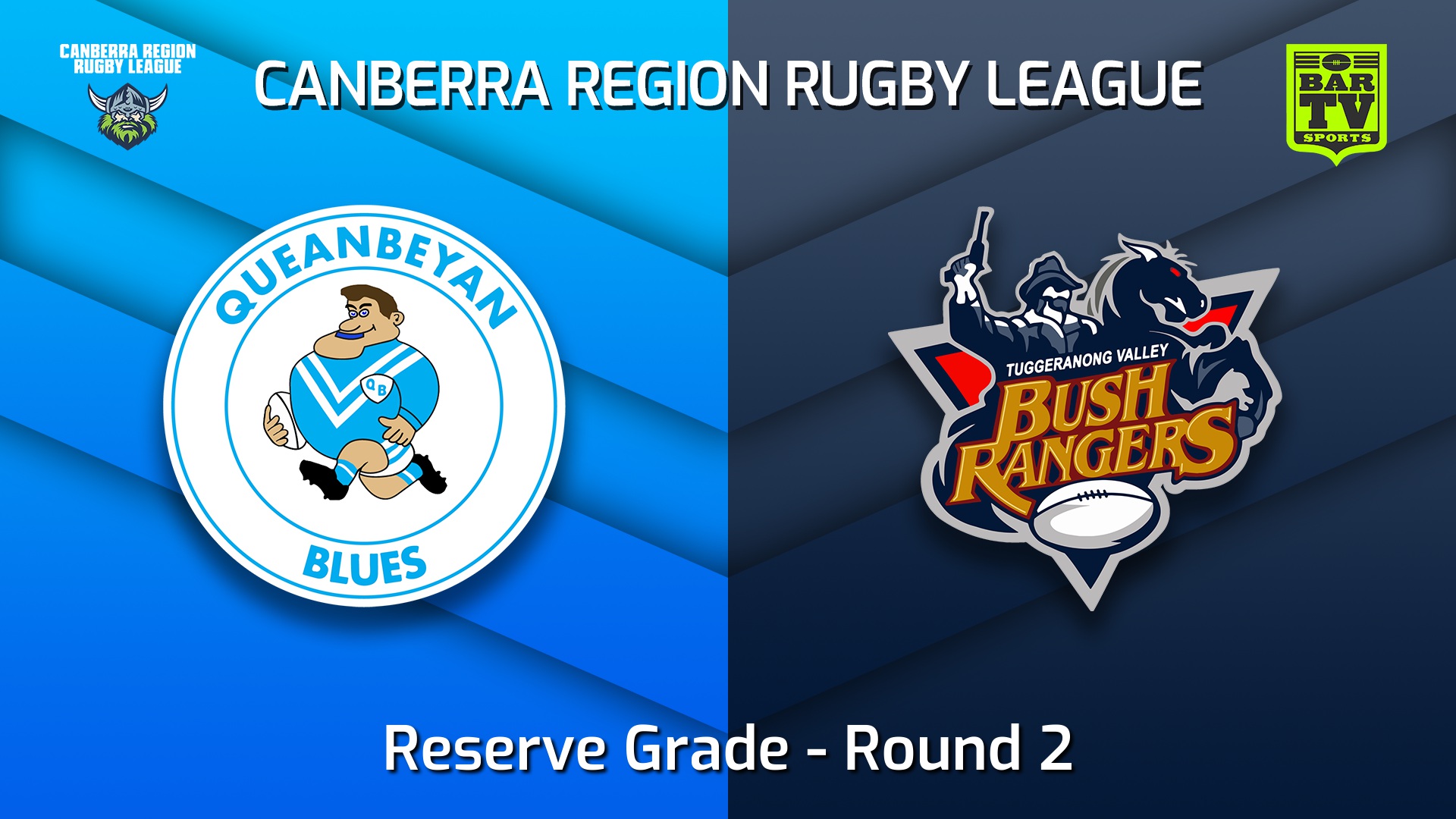 220409-Canberra Round 2 - Reserve Grade - Queanbeyan Blues v Tuggeranong Bushrangers Slate Image