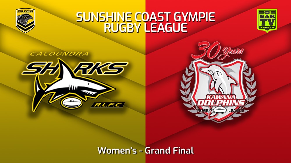 220910-Sunshine Coast RL Grand Final - Women's - Caloundra Sharks v Kawana Dolphins Slate Image