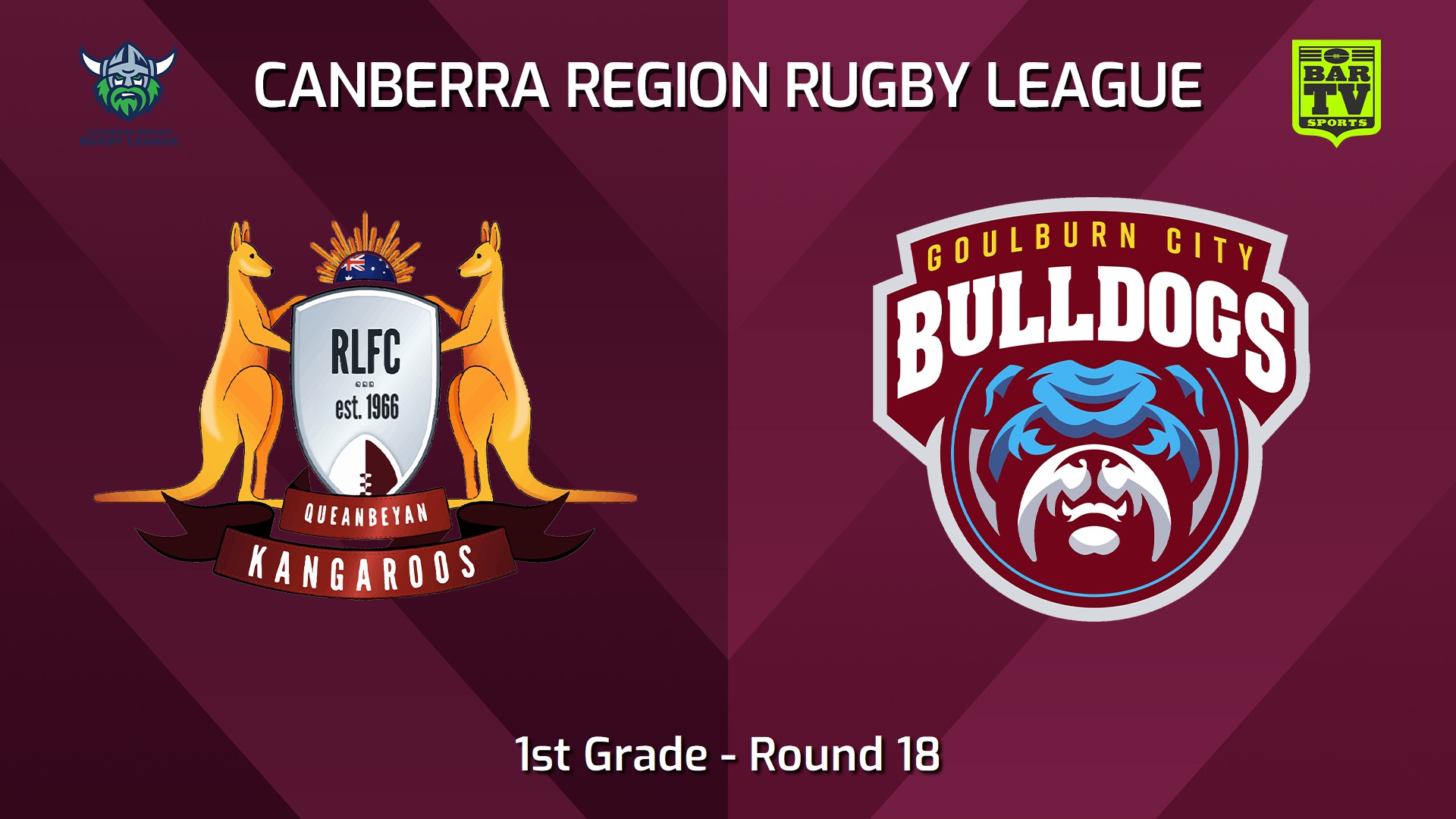 240817-video-Canberra Round 18 - 1st Grade - Queanbeyan Kangaroos v Goulburn City Bulldogs Slate Image