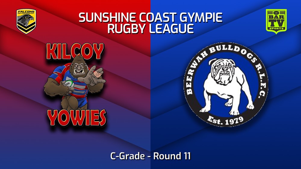 230624-Sunshine Coast RL Round 11 - C-Grade - Kilcoy Yowies v Beerwah Bulldogs Slate Image