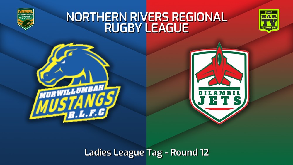 230708-Northern Rivers Round 12 - Ladies League Tag - Murwillumbah Mustangs v Bilambil Jets Slate Image