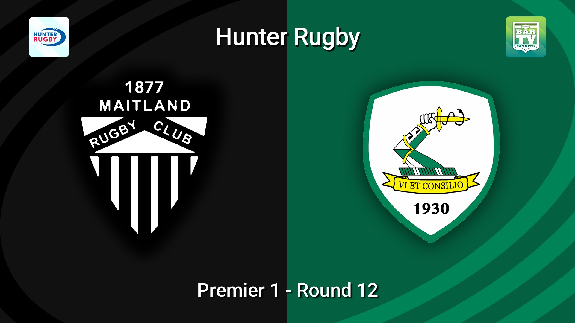 260718-video-Hunter Rugby Round 12 - Premier 1 - Maitland v Merewether Carlton Slate Image