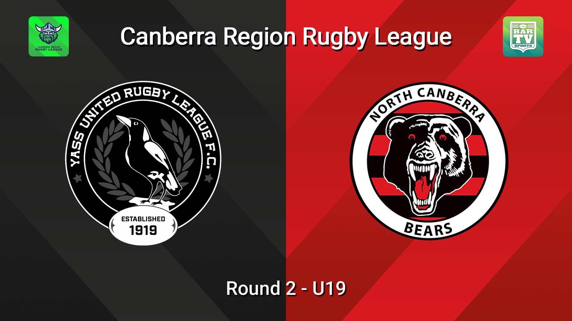 260418-video-Canberra Round 2 - U19 - Yass Magpies v North Canberra Bears Slate Image
