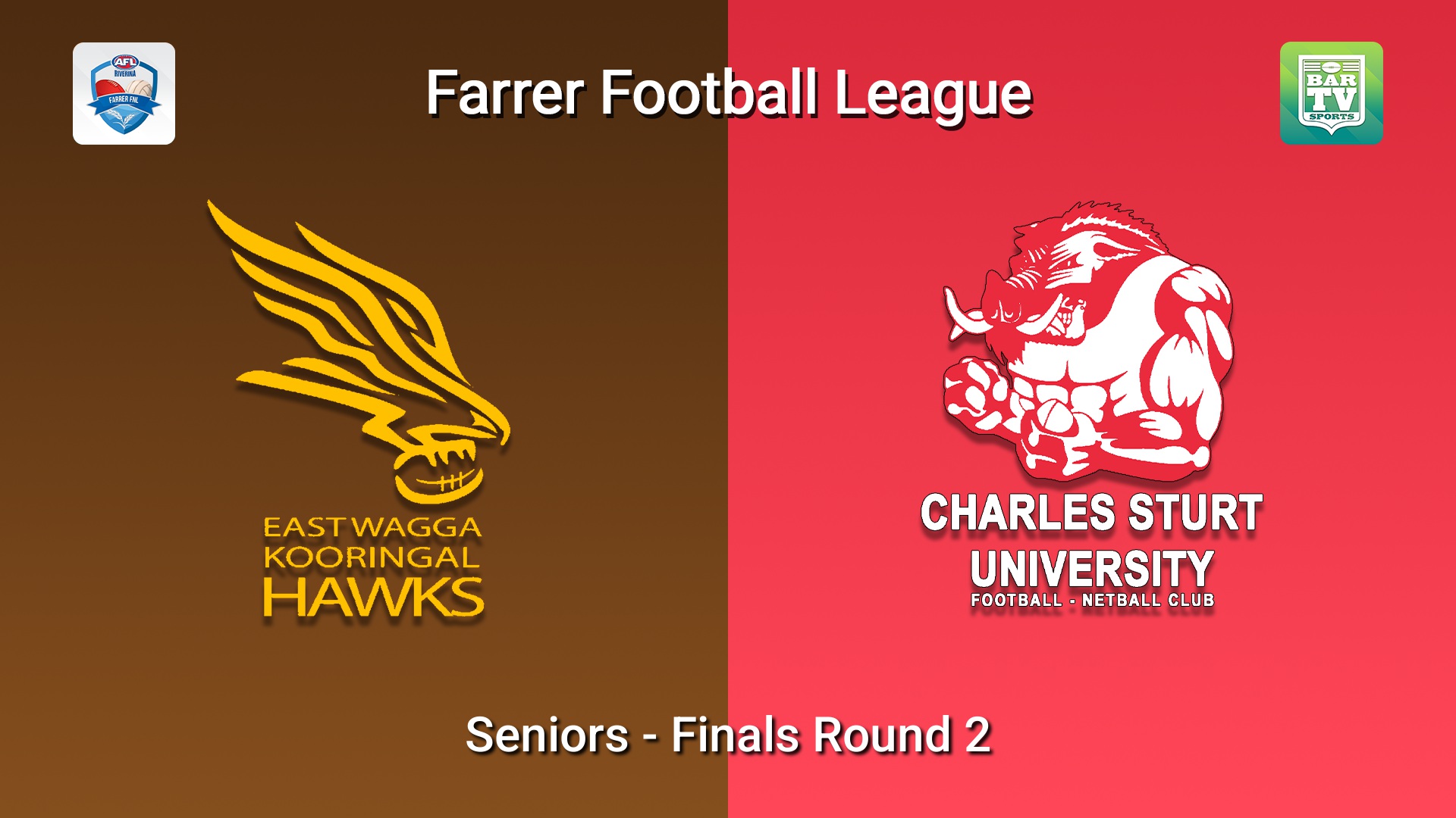 260822-video-Farrer FNL Finals Round 2 - Seniors - EWK Hawks v CSU Bushpigs Slate Image