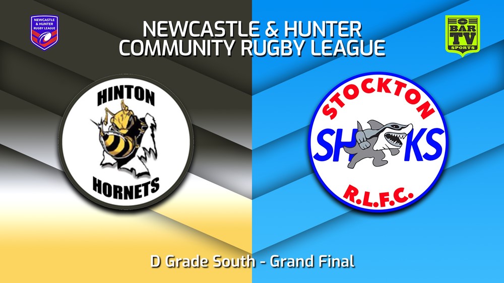 230909-NHRL Grand Final - D Grade South - Hinton Hornets v Stockton Sharks Slate Image