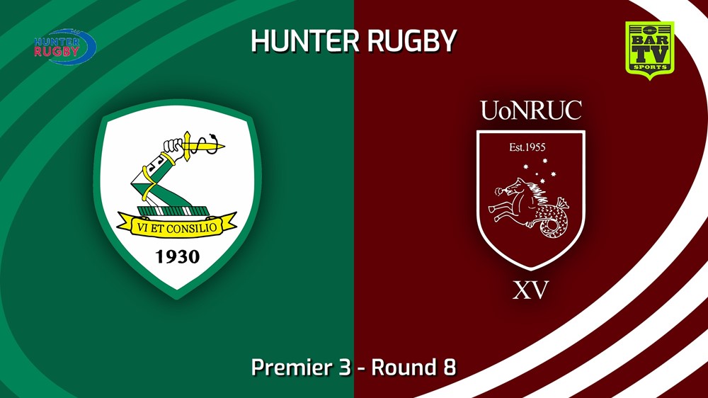 230603-Hunter Rugby Round 8 - Premier 3 - Merewether Carlton v University Of Newcastle Slate Image