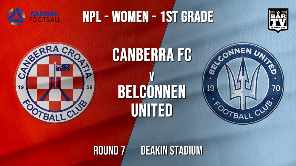 NPLW - Capital Round 7 - Canberra FC (women) v Belconnen United (women) Slate Image