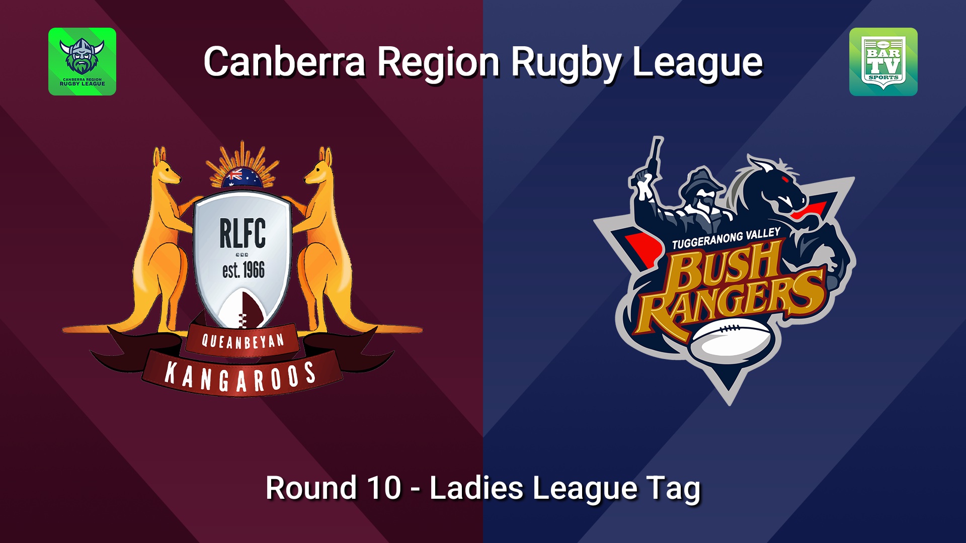 260627-video-Canberra Round 10 - Ladies League Tag - Queanbeyan Kangaroos v Tuggeranong Bushrangers Slate Image