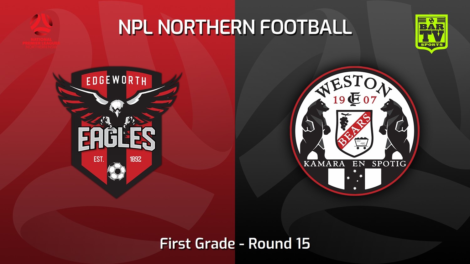 MINI GAME: NNSW NPLM Round 15 - Edgeworth Eagles FC v Weston Workers FC Slate Image