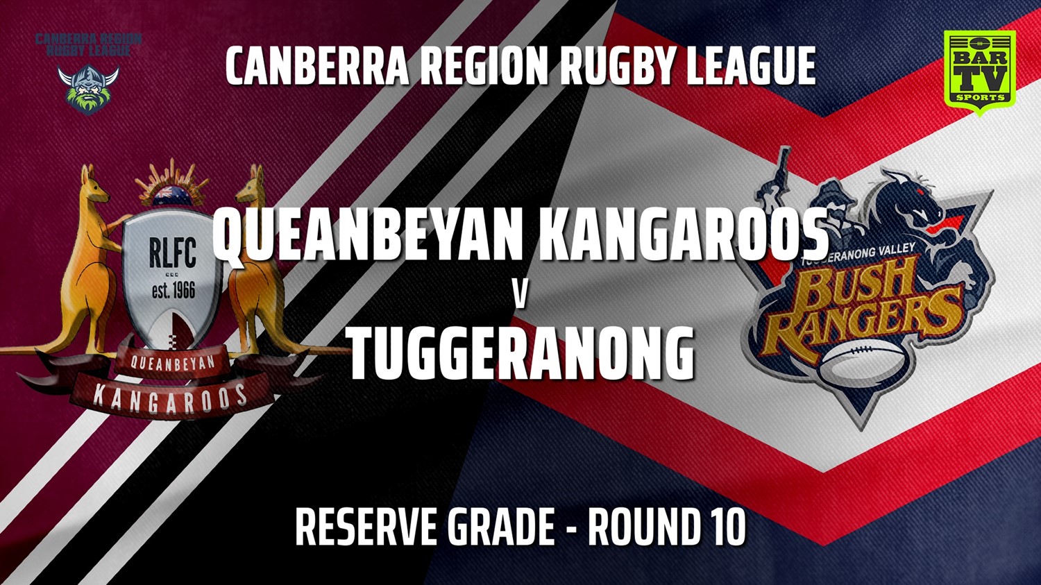 210703-Canberra Round 10 - Reserve Grade - Queanbeyan Kangaroos v Tuggeranong Bushrangers Slate Image
