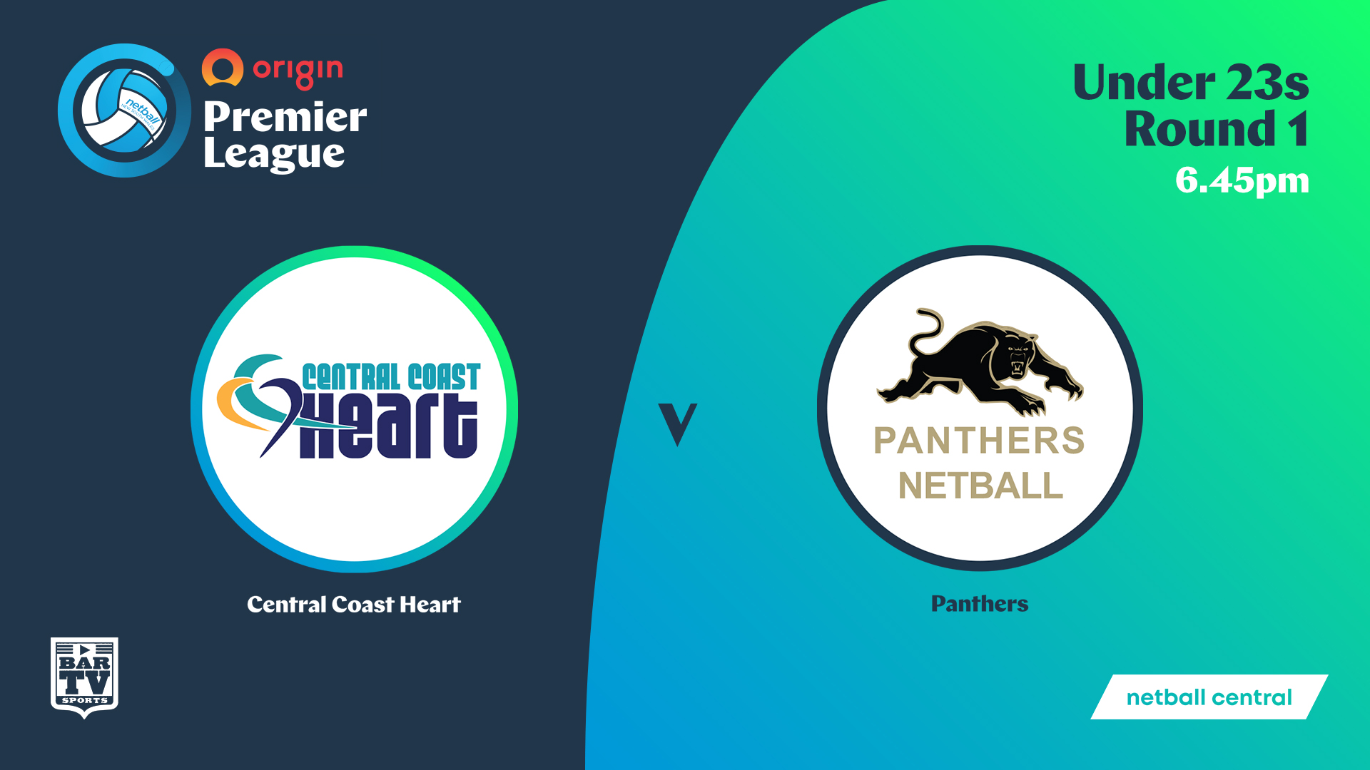 NSW Prem League Round 1 - Showcourt - U23s - Central Coast Heart v Panthers Slate Image