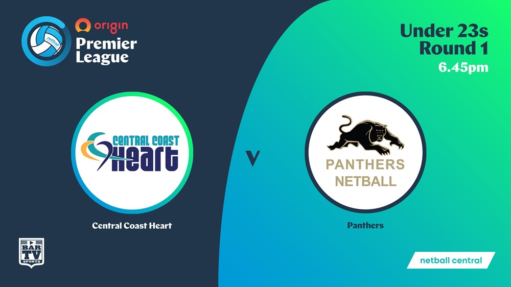 NSW Prem League Round 1 - Showcourt - U23s - Central Coast Heart v Panthers Slate Image