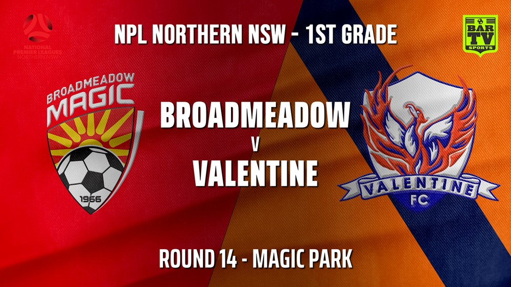 MINI GAME: NNSW NPL Round 14 - Broadmeadow Magic v Valentine Phoenix FC Slate Image