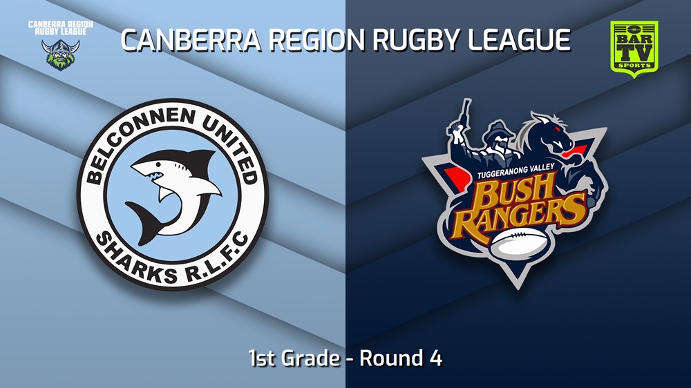 230506-Canberra Round 4 - 1st Grade - Belconnen United Sharks v Tuggeranong Bushrangers Slate Image