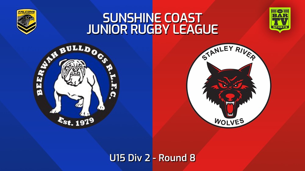 240524-video-Sunshine Coast Junior Rugby League Round 8 - U15 Div 2 - Beerwah Bulldogs JRL v Stanley River Wolves JRL Minigame Slate Image