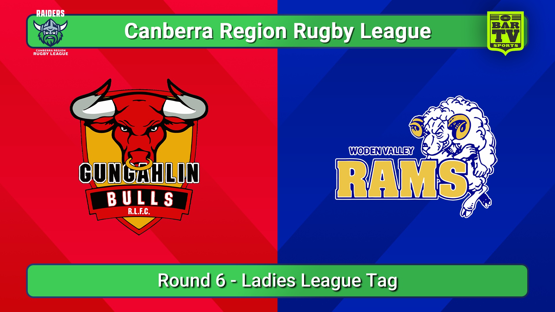 250517-video-Canberra Round 6 - Ladies League Tag - Gungahlin Bulls v Woden Valley Rams Slate Image
