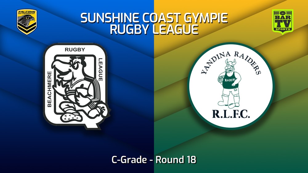 230819-Sunshine Coast RL Round 18 - C-Grade - Beachmere Pelicans v Yandina Raiders Slate Image