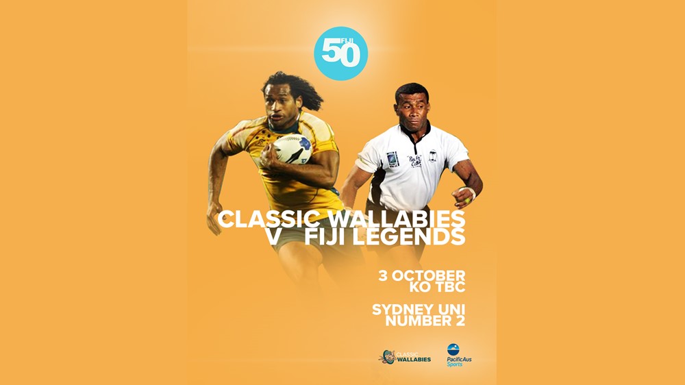Shute Shield Exhibition Rugby 7s - Classic Wallabies v Fiji Slate Image