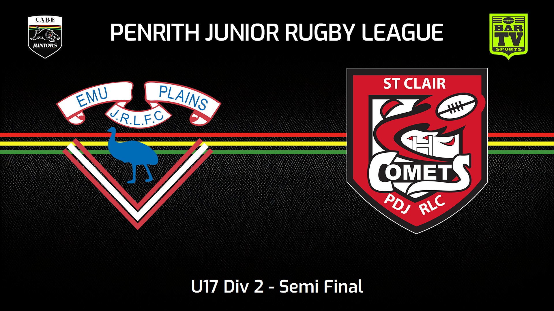 VIDEO Penrith & District Junior Rugby League Semi Final U17 Div 2 Emu Plains RLFC v St Clair