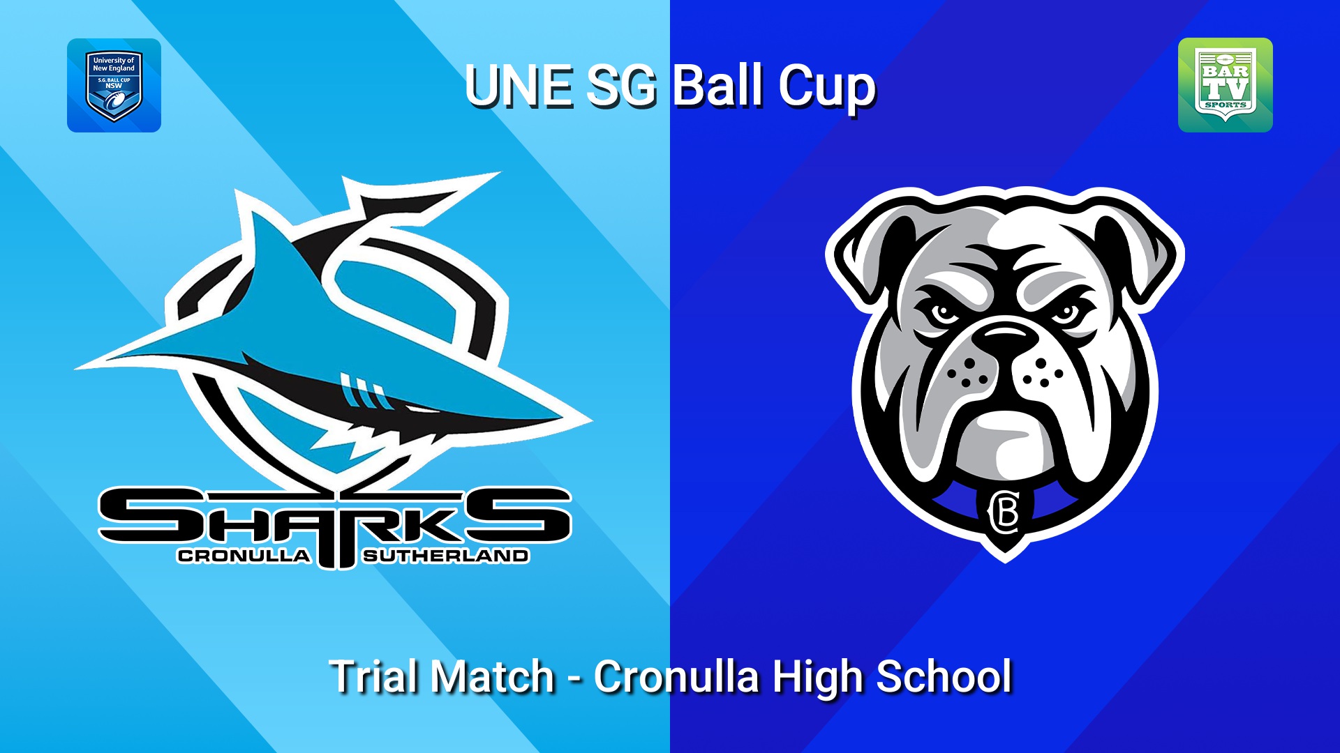 260124-video-UNE SG Ball Cup Trial Match - Cronulla-Sutherland Sharks v Canterbury-Bankstown Bulldogs Slate Image