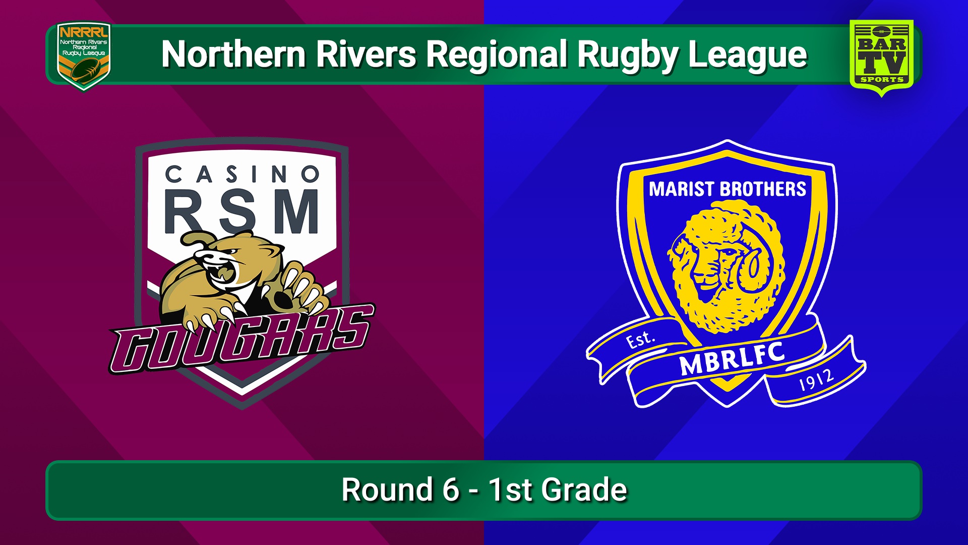 250525-video-Northern Rivers Round 6 - 1st Grade - Casino RSM Cougars v Lismore Marist Brothers Slate Image