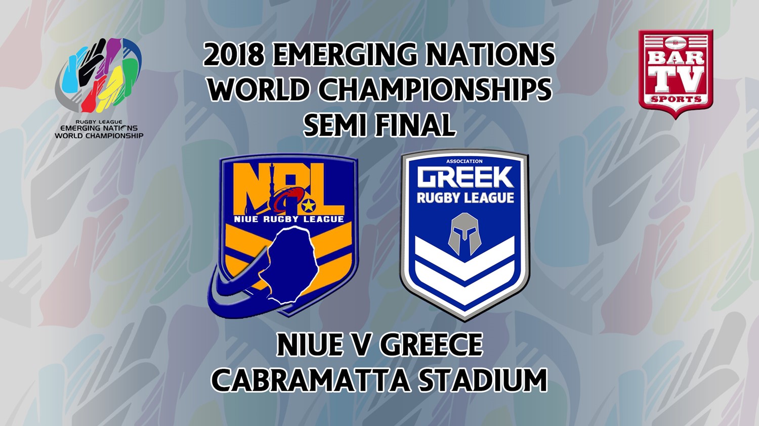 181010-International RL Cup Semi Final - Niue v Greece Slate Image