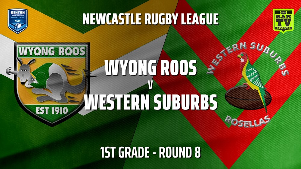 210522-Newcastle Rugby League Round 8 - 1st Grade - Wyong Roos v Western Suburbs Rosellas Slate Image