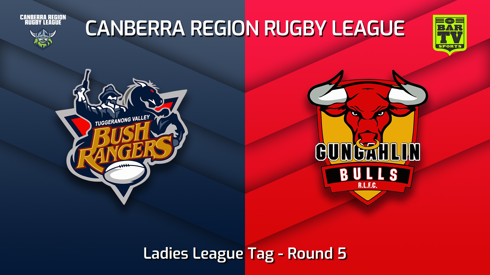 230513-Canberra Round 5 - Ladies League Tag - Tuggeranong Bushrangers v Gungahlin Bulls Slate Image