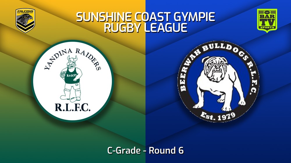 230513-Sunshine Coast RL Round 6 - C-Grade - Yandina Raiders v Beerwah Bulldogs Slate Image