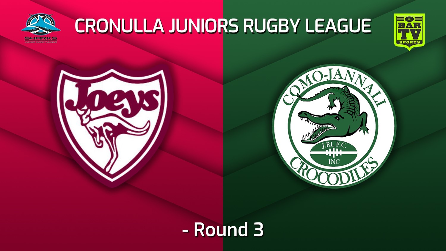 MINI GAME: Cronulla Juniors - U14 Blues Tag Round 3 - St Josephs v Como Jannali Crocodiles Slate Image