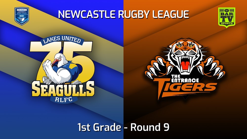 220529-Newcastle Round 9 - 1st Grade - Lakes United v The Entrance Tigers Slate Image