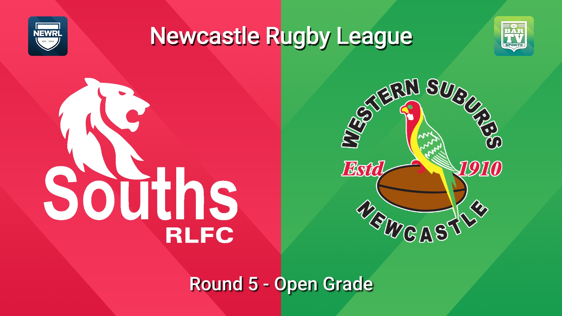 260515-video-Newcastle RL Round 5 - Open Grade - South Newcastle Lions v Western Suburbs Rosellas Slate Image