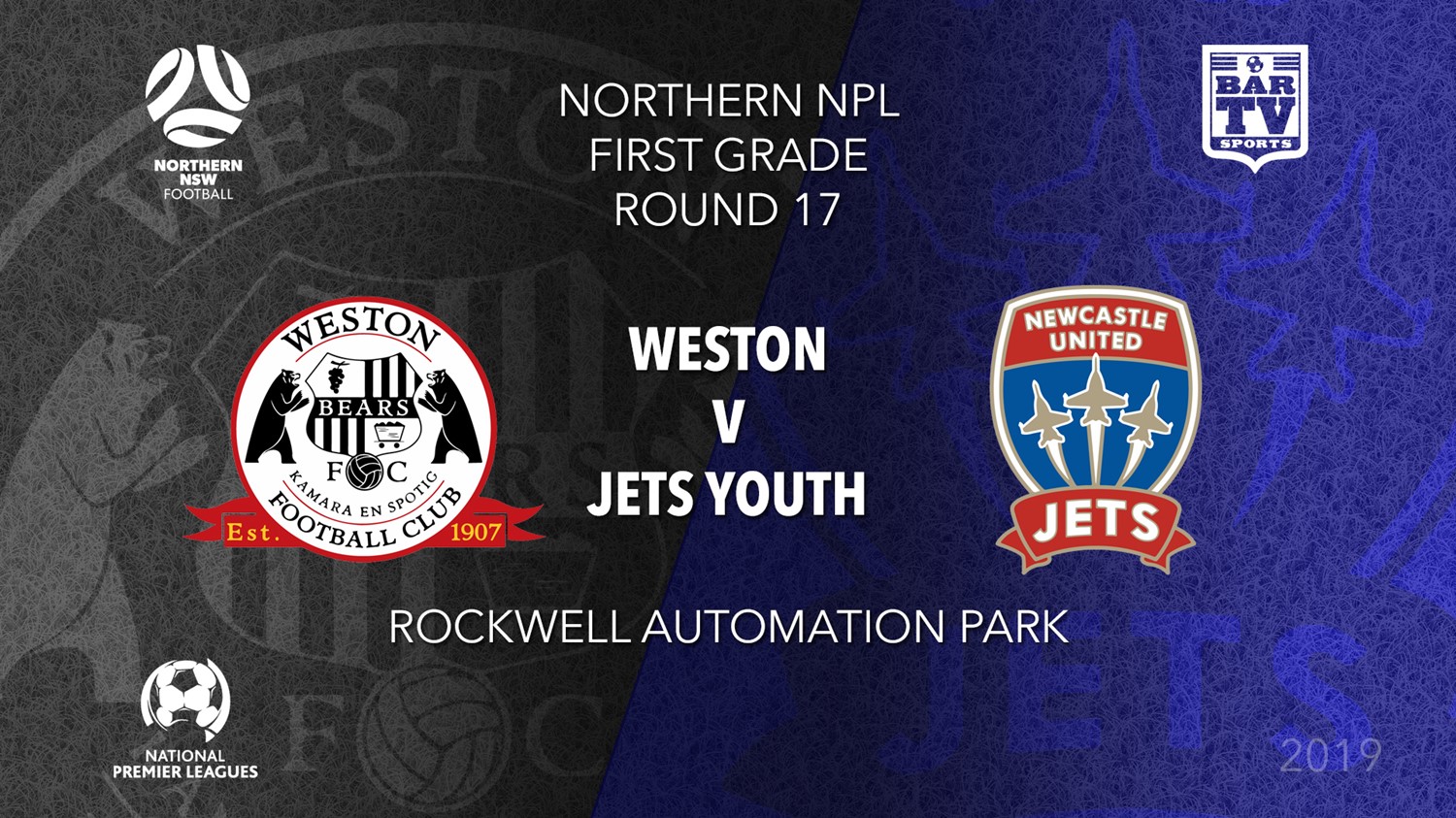 NPL - NNSW Round 17 - Weston Workers FC v Newcastle Jets Minigame Slate Image