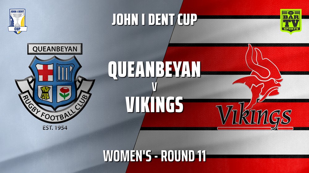 210710-John I Dent (ACT) Round 11 - Women's - Queanbeyan Whites v Tuggeranong Vikings Slate Image