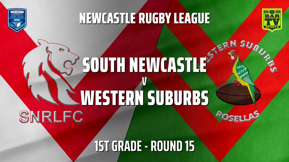 210717-Newcastle Round 15 - 1st Grade - South Newcastle v Western Suburbs Rosellas Slate Image