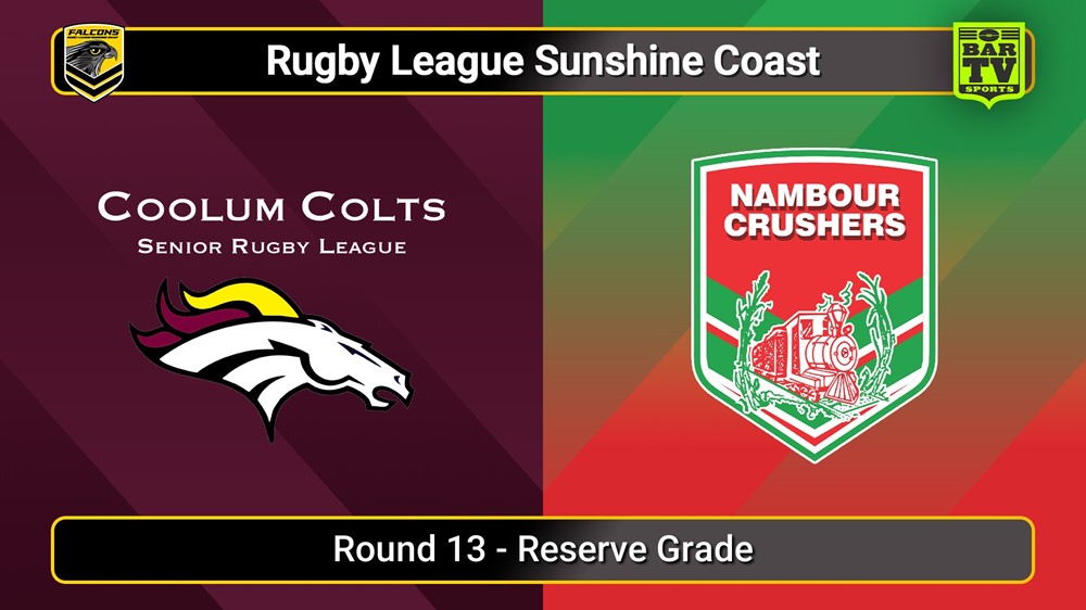 250713-video-Sunshine Coast RL Round 13 - Reserve Grade - Coolum Colts v Nambour Crushers Slate Image