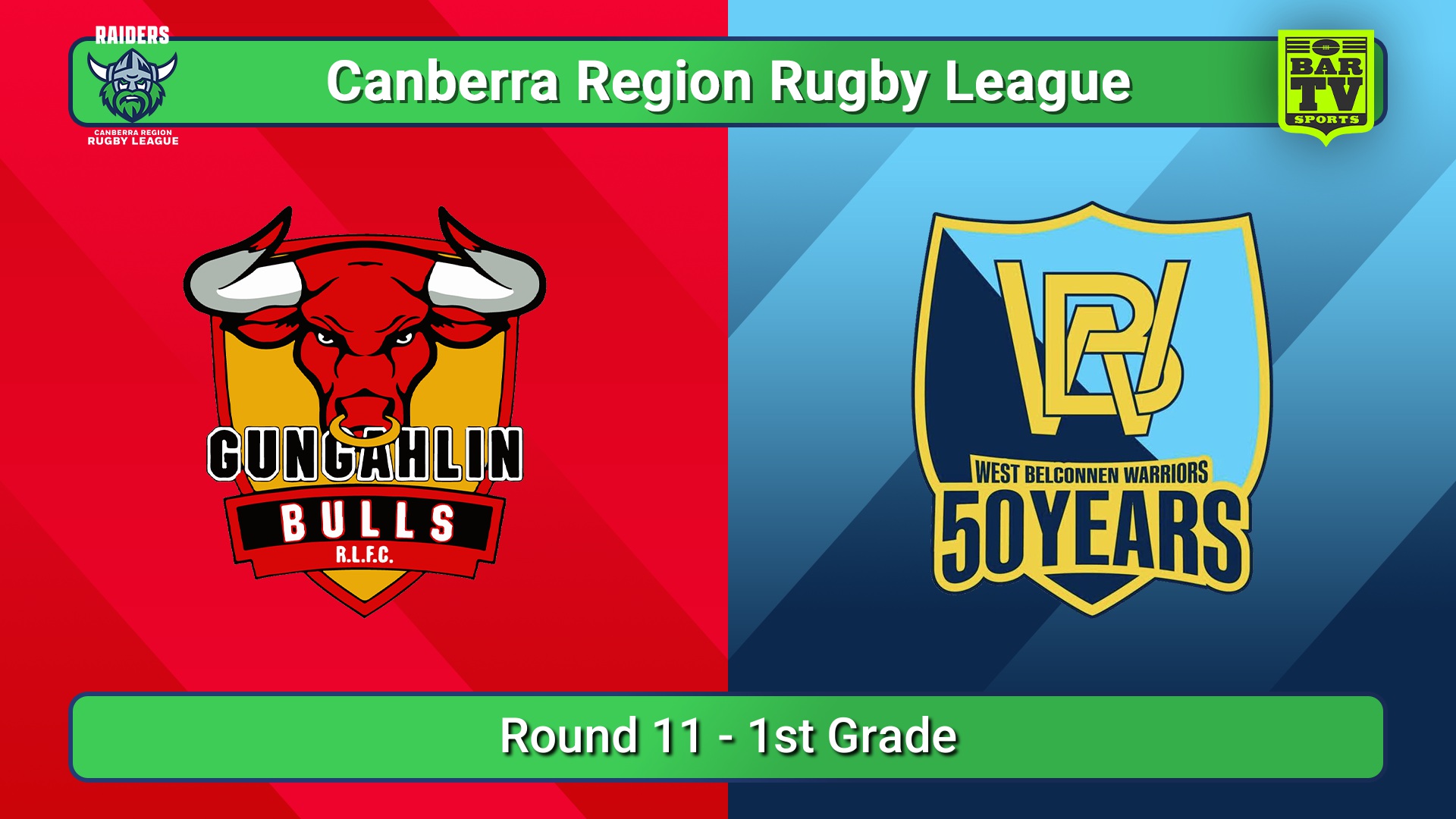 250628-video-Canberra Round 11 - 1st Grade - Gungahlin Bulls v West Belconnen Warriors Slate Image
