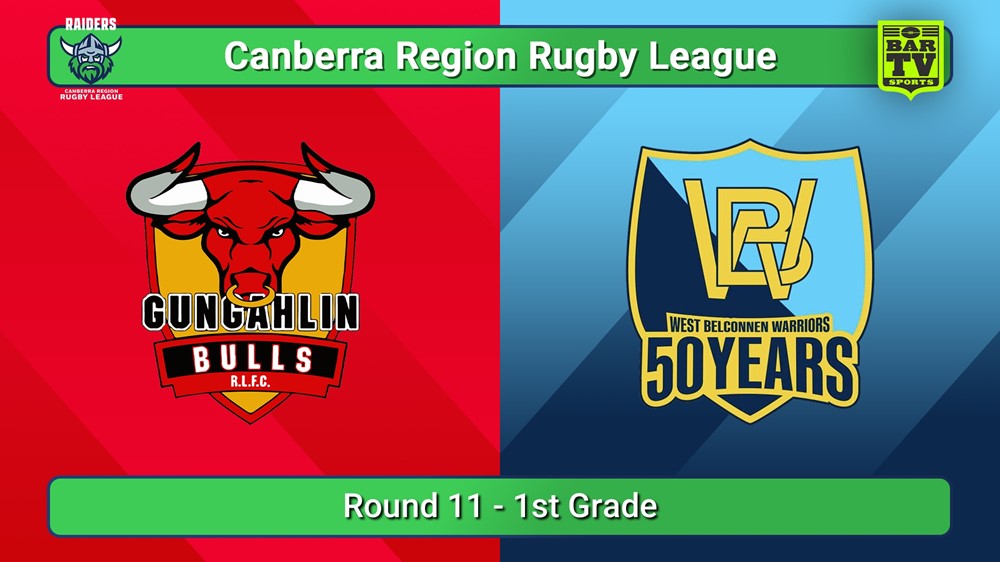 250628-video-Canberra Round 11 - 1st Grade - Gungahlin Bulls v West Belconnen Warriors Slate Image