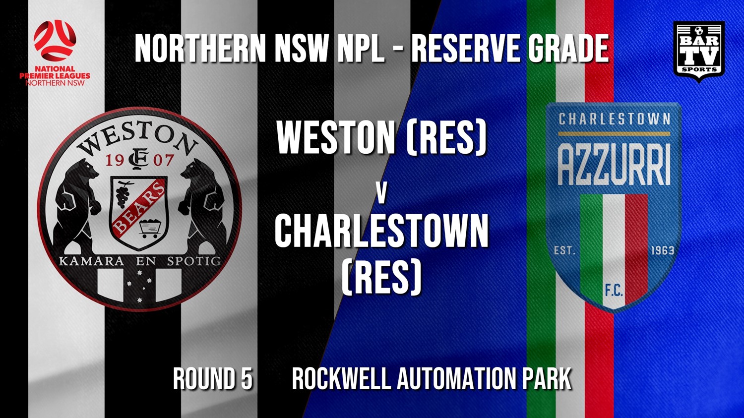 NPL NNSW RES Round 5 - Weston Workers FC (Res) v Charlestown Azzurri FC (Res) Minigame Slate Image