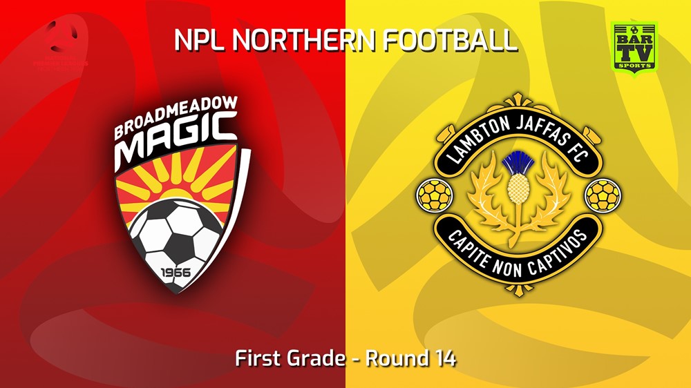 220713-NNSW NPLM Round 14 - Broadmeadow Magic v Lambton Jaffas FC Slate Image