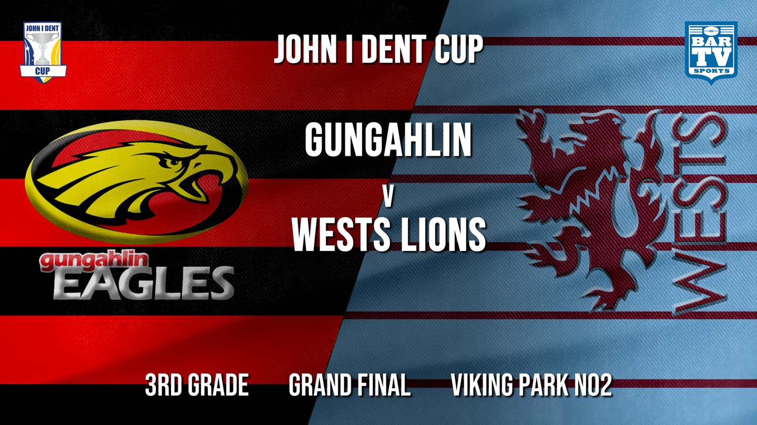 John I Dent Grand Final - 3rd Grade - Gungahlin Eagles v Wests Lions Slate Image