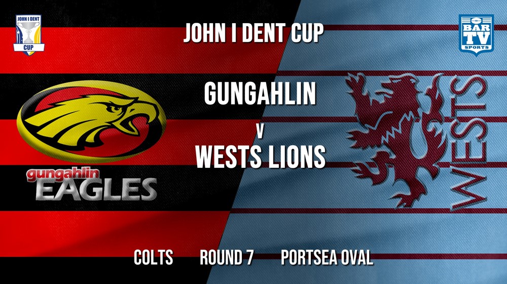 John I Dent Round 7 - Colts - Gungahlin Eagles v Wests Lions Slate Image